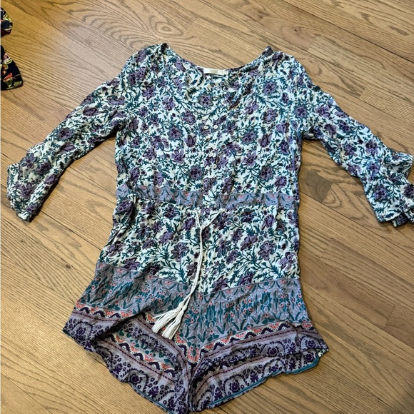 Millau romper with 3/4 length sleeves - Picture 6 of 6